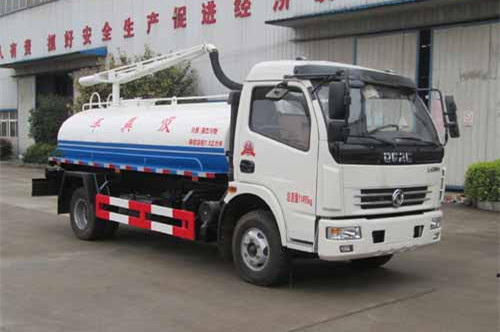 HNY5100GXEE5 Fecal suction truck right side 45º pic.