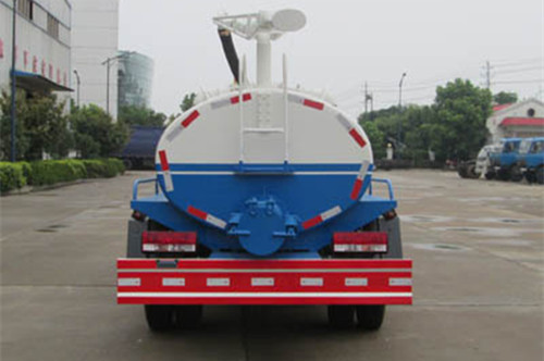 Rear pic. of HNY5100GXEE5 fecal suction truck